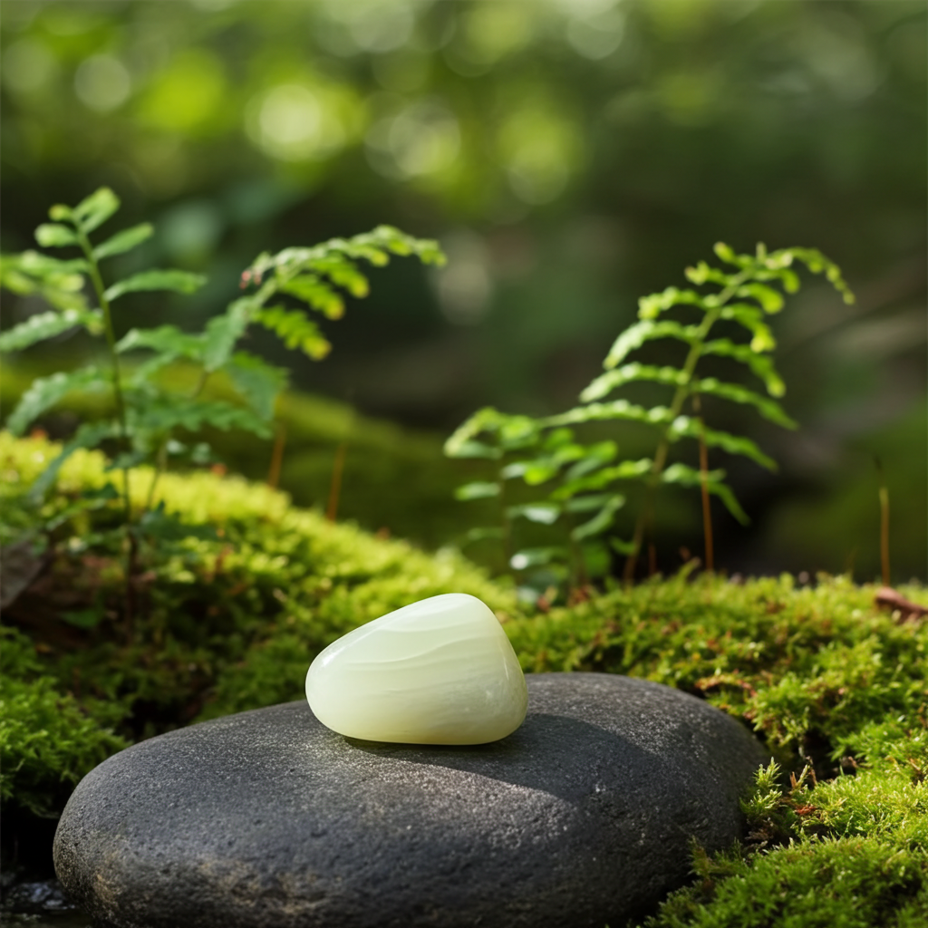 Afghanistan Jade Tumbled Crystal Stone