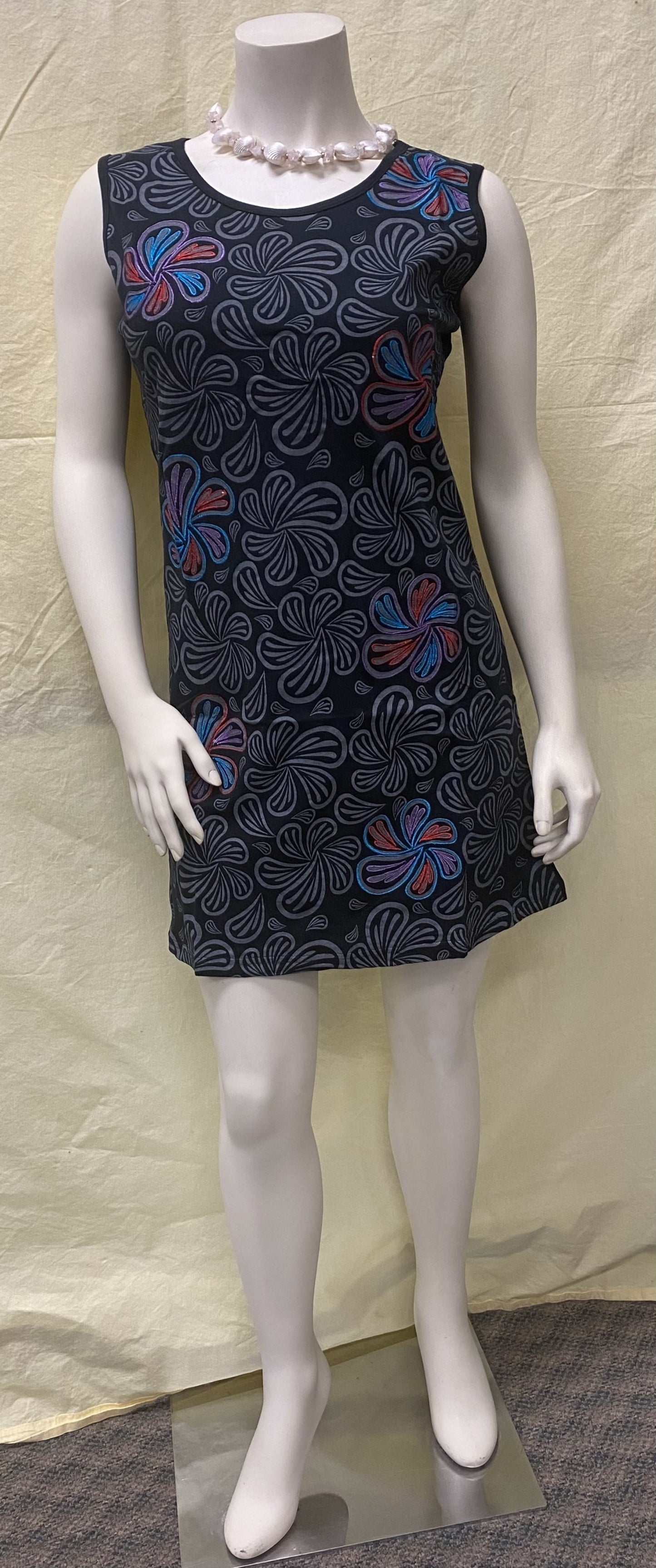 CT36 Cotton Printed Handwork Top