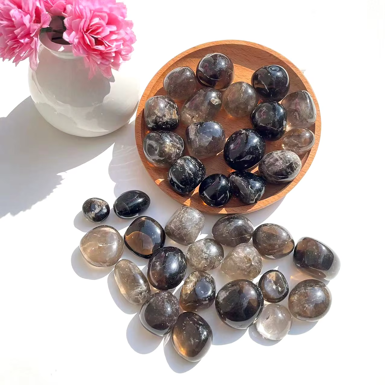 Smoky Quartz Tumbled Crystal Stone