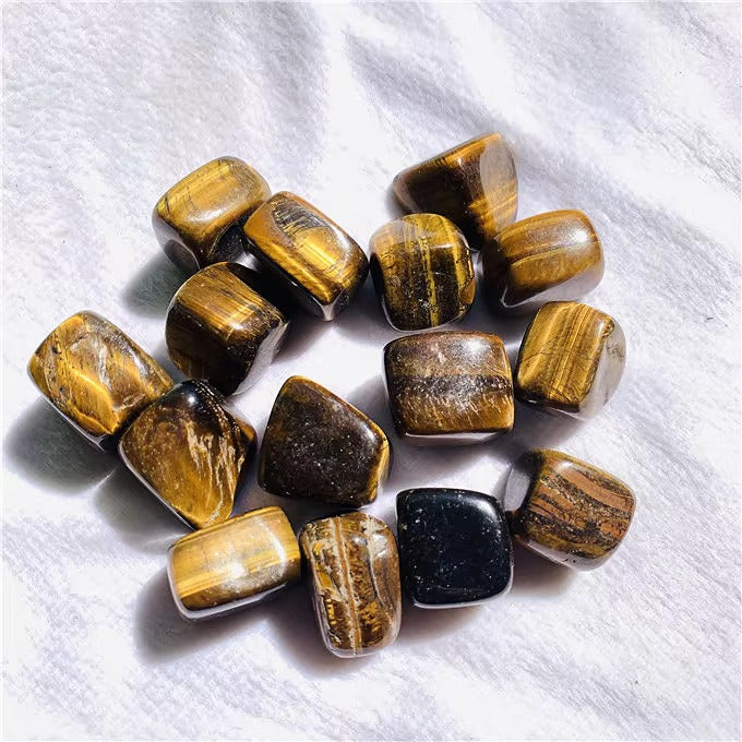 Tiger Eye Tumbled Crystal Stone