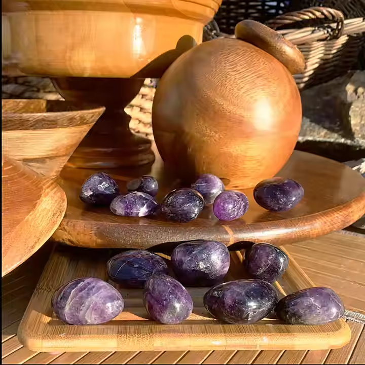 Amethyst Crystal Tumbled Stone