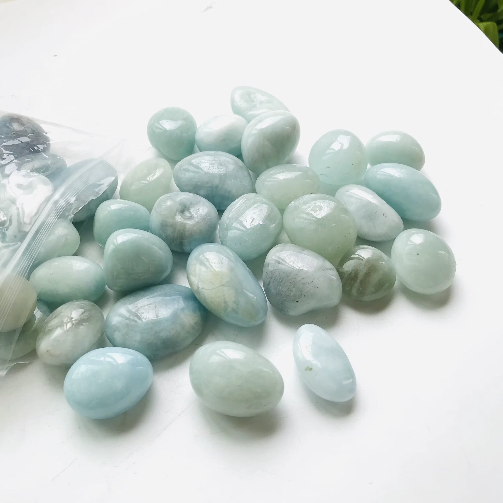 Aquamarine Tumbled Crystal Stone