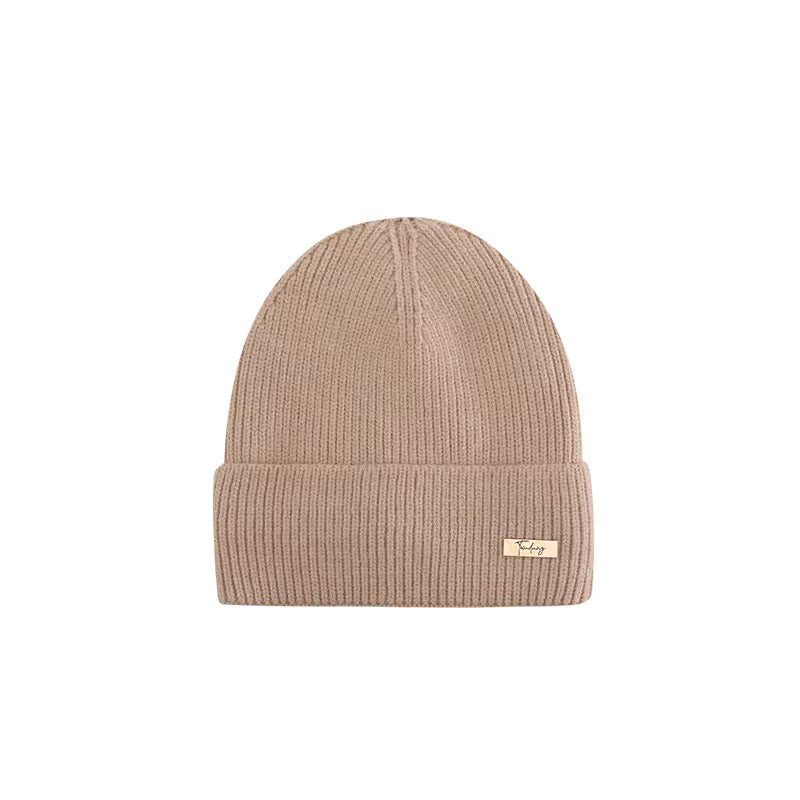 Winter Acrylic Warm Woolen Beanie Hat with Fleece