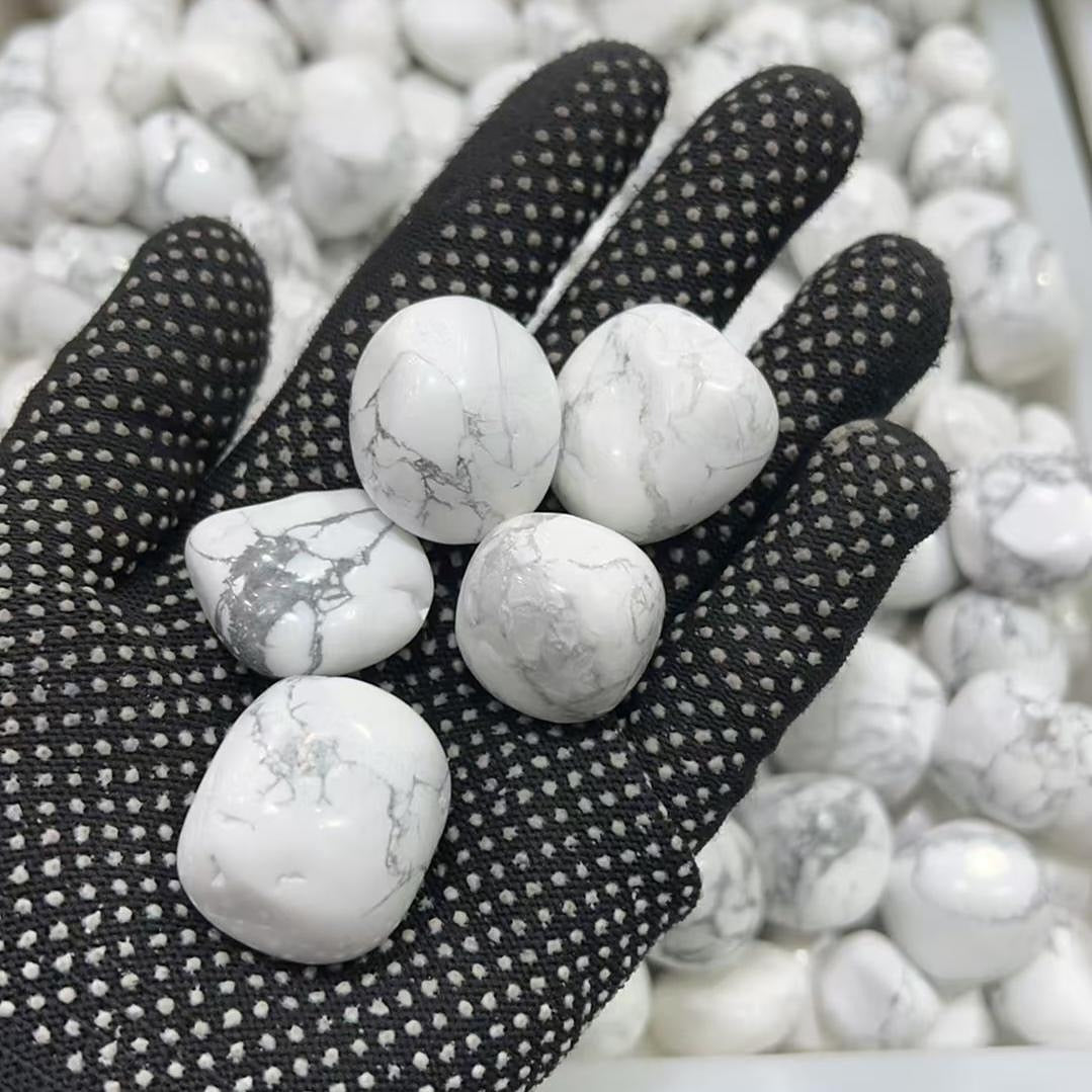 Howlite Tumbled Crystal Stone
