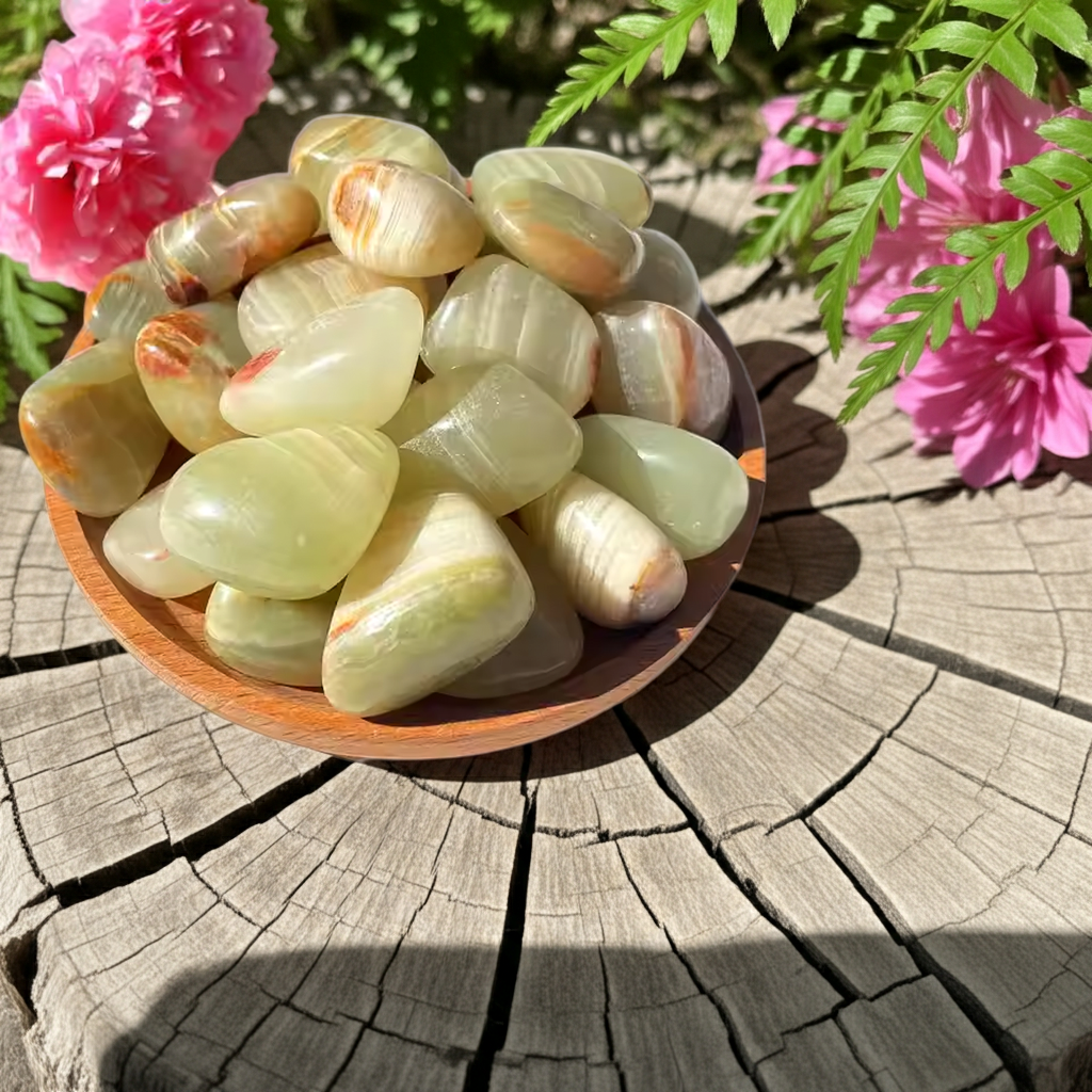 Afghanistan Jade Tumbled Crystal Stone