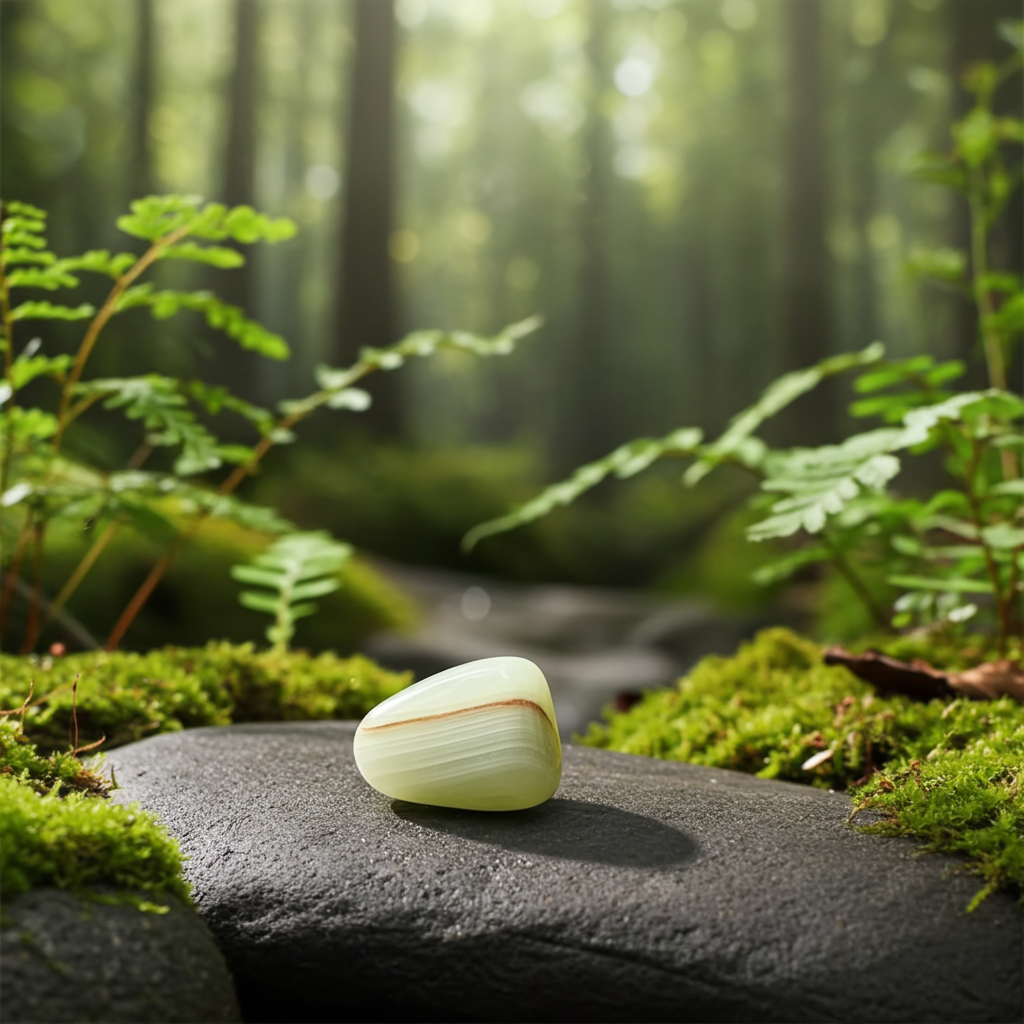 Afghanistan Jade Tumbled Crystal Stone