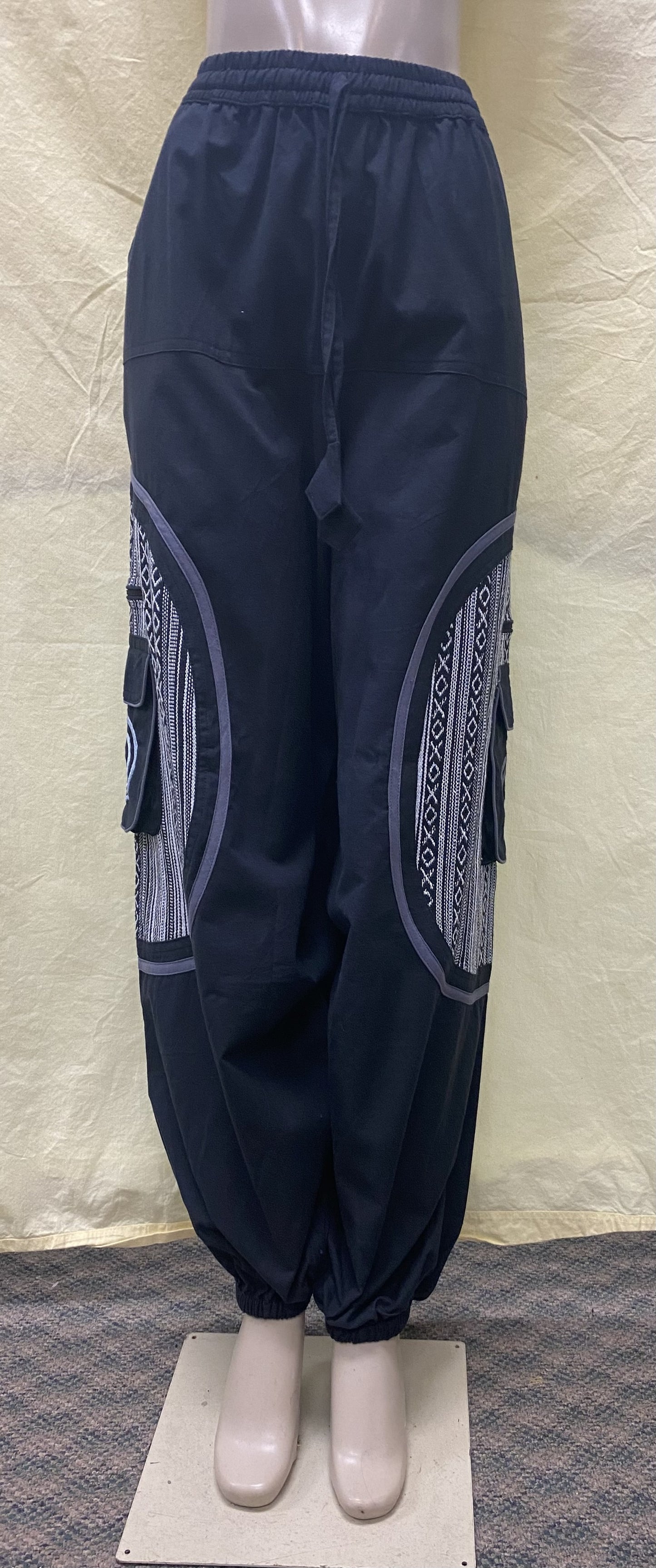 CP17 Unisex Black Colored Cotton Pant