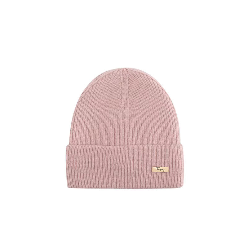 Winter Acrylic Warm Woolen Beanie Hat with Fleece