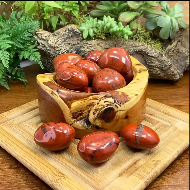 Red Jasper Tumbled Crystal Stone