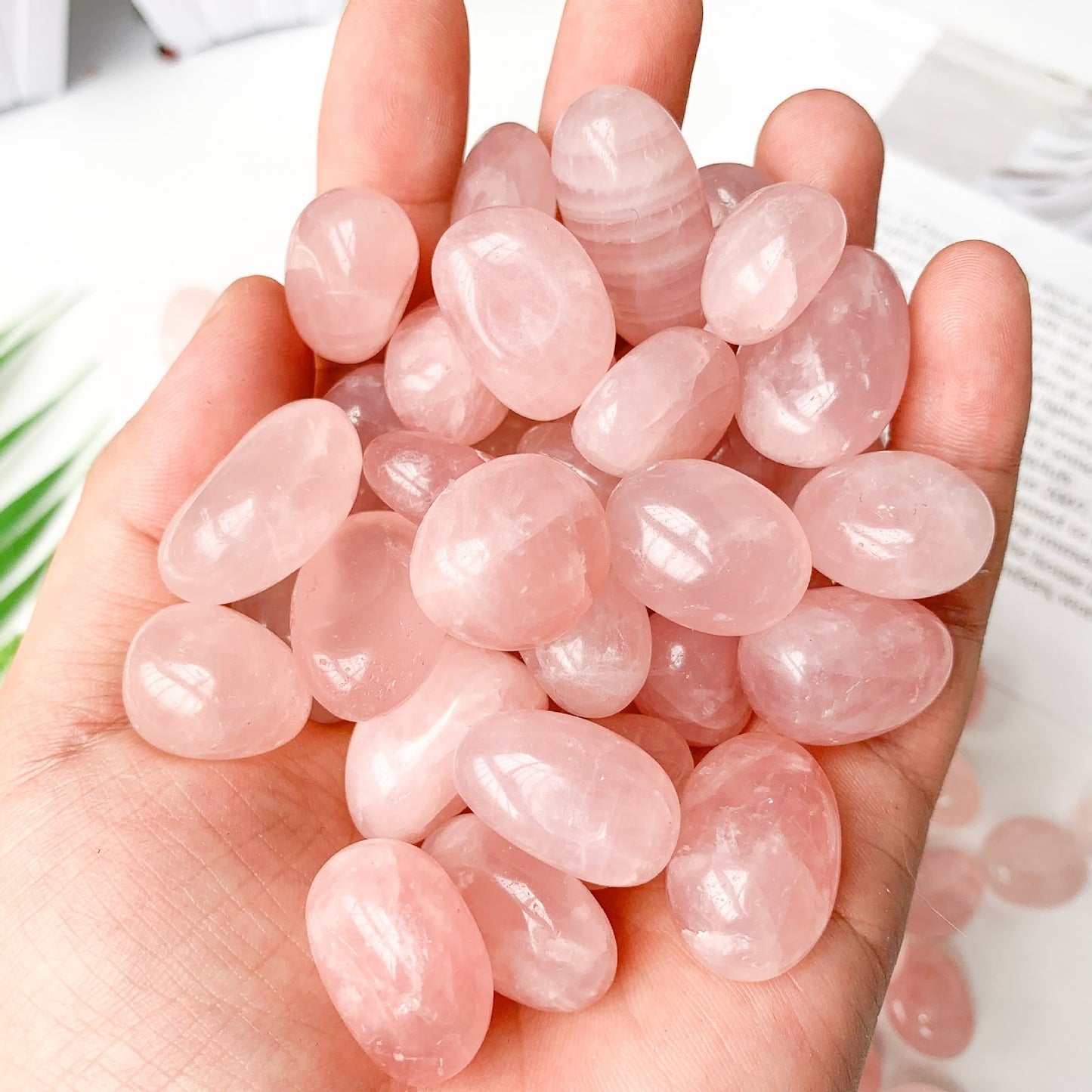 Rose Quartz Tumbled Crystal Stone