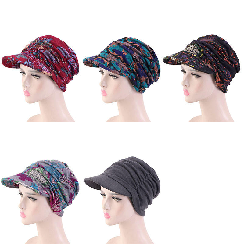 Women’s Fall-Winter Newsboy Jersey Hat with Fleece Lining