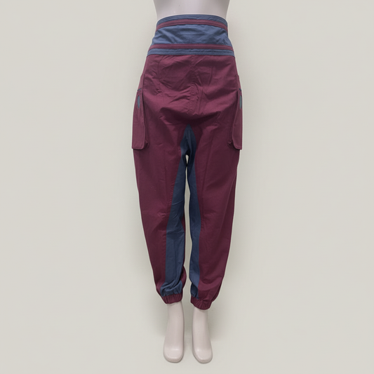 cp20 Red Gray colored Cotton Pant